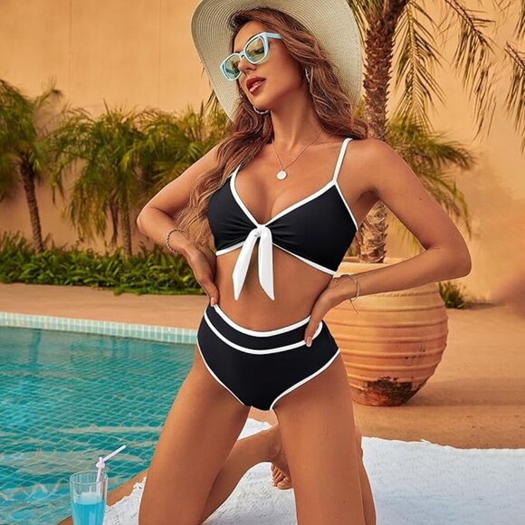 Blooming Jelly Other - Blooming Jelly Womens High Waisted Bikini Set